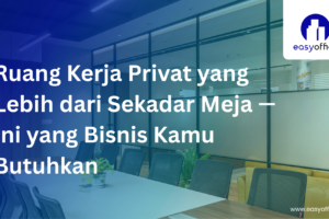 Private Office Coworking Space: Fully Furnished, Harga 2,9 Juta